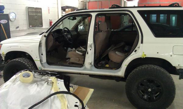 I asked the wife it I could keep the doors off for the summer...she quickly anwsered back "why, so you can be a want to be Jeep!!"  Wow...needless to 