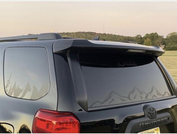 I drew I’m my own mountain decals I photoshop and for them applied within 2-3 days of purchasing my t4r. I listed them on my site and have been sellin