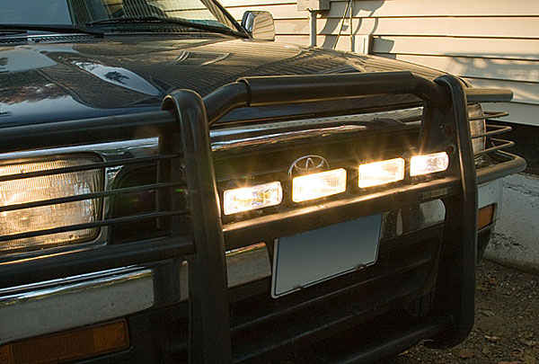 I finish installing my off-road lights.