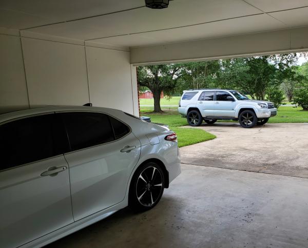 I had washed both vehicles.
