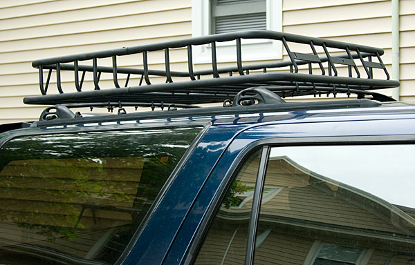 I install a roof rack cage.