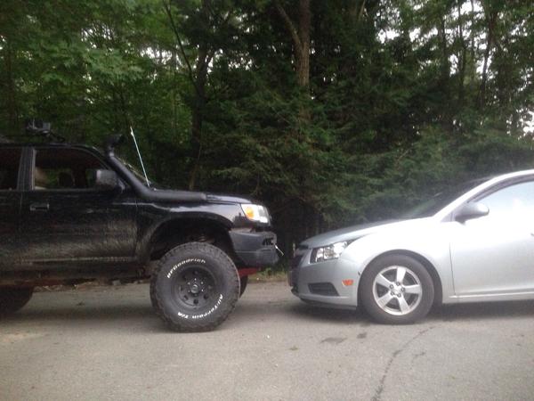 I just want to run over my POS Chevy Cruze 