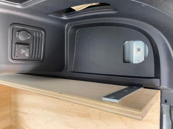 I opted to use framing L brackets to mount the drawer system.  I like this as it s strong than turnbuckles but I can still remove the drawer if needed