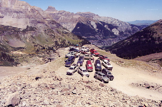 I organized/led the 2nd Colorado 4Runner Jamboree which was in 2002. This pic is on Imogene Pass in southwestern Colorado.