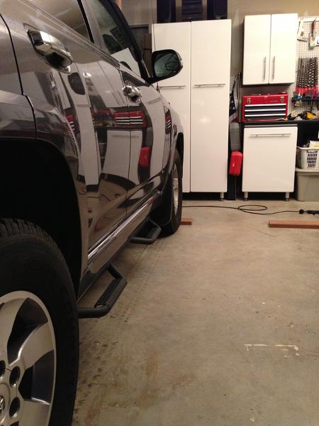 I put on the nFab Step Ups.  The look really good and the wife loves not having to pole vault into my rig :).