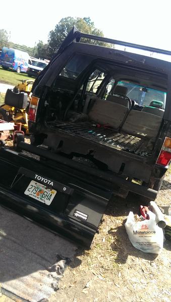 I swapped the hardtop, tailgate, and the interior