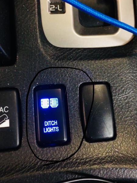 I used a Toyota factory switch to turn the light PODS on and off, I bought the switch from #RagoFabrication
