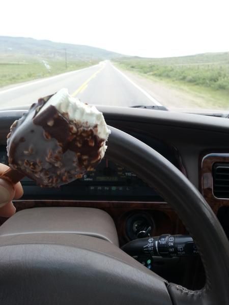 Ice cream and the open road!