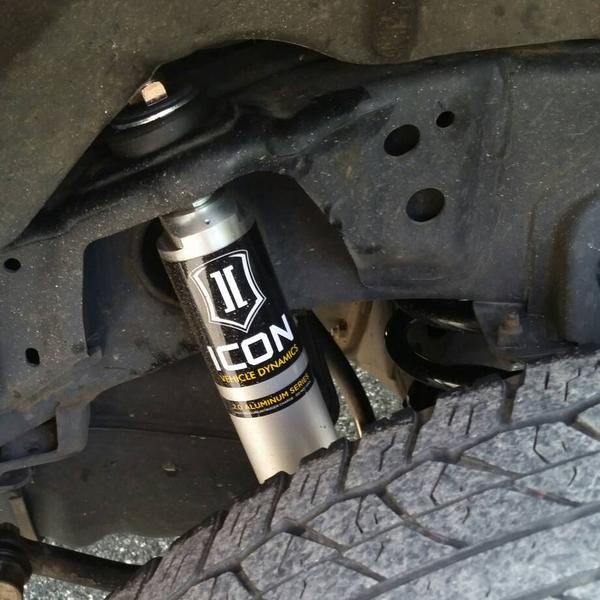 ICON aliminum rear shocks (ext travel) and overland springs