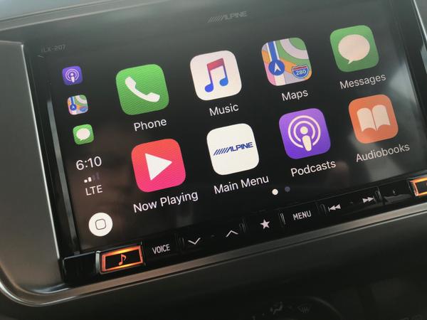 iLX-207 Carplay screen