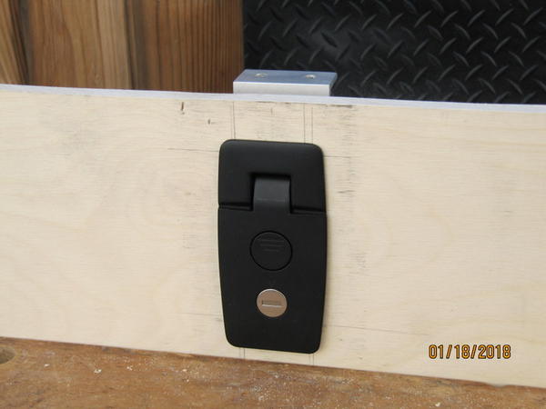 IMG 5331Goose gear compression latch installed in mock up drawer front