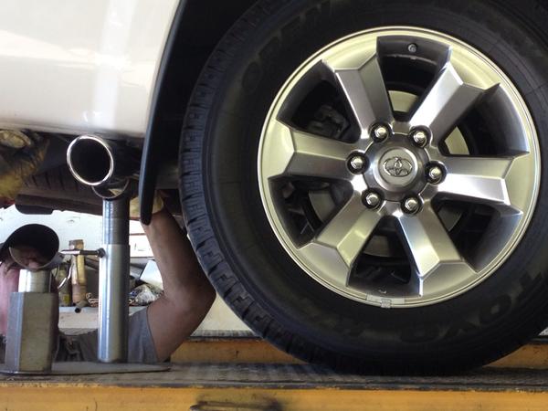 Immediately had a double wall stainless 16" magnaflow installed accompanied with a k&n intake. It gave me almost exactly the sound I wanted.  It defin