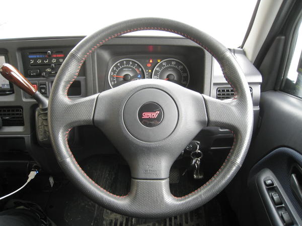 Impreza STI steeringwheel