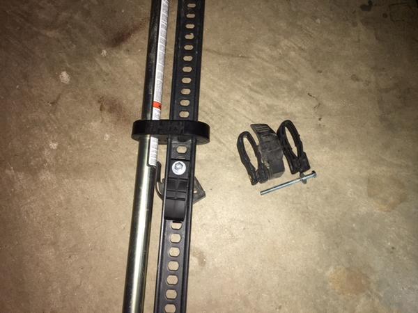 Improvised Mighty Mount 23H Hi-lift mount assembly to factory cross rails