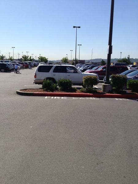 In all my trips to Costco, I have never parked in the spot closest to the entrance.  Until this day.