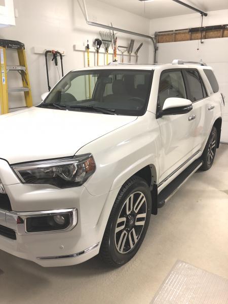 In Garage just after delivery