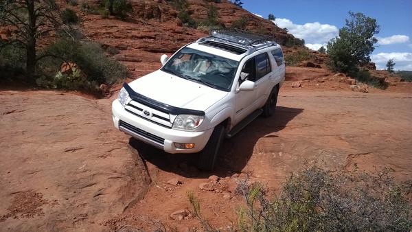 In the ditch...