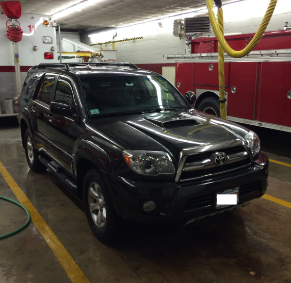 In the fire station!