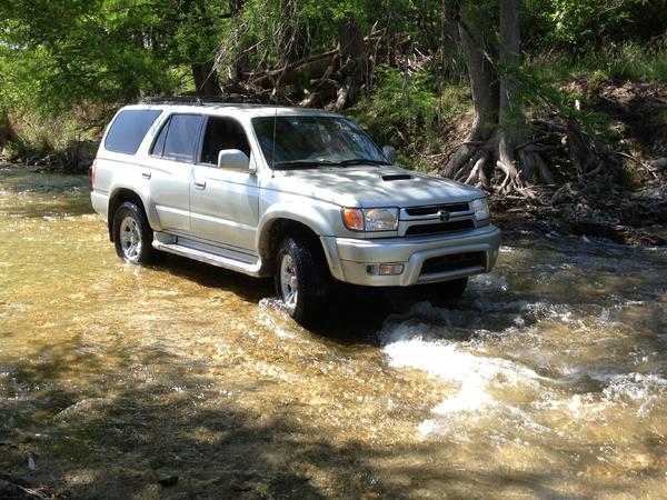 in the river