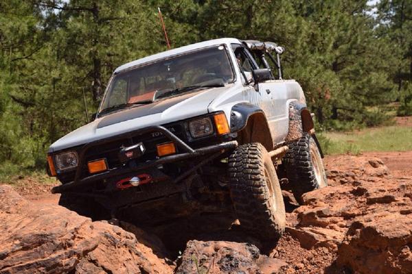 in the rock garden at the 2015 Lonestar Toyota Jamboree