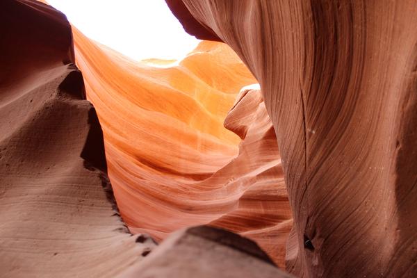 Inside Antelope Canyon Hike. About 25 minutes from campsite. All tours are guided now, but still really cool.