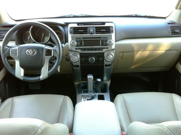 Inside the front.