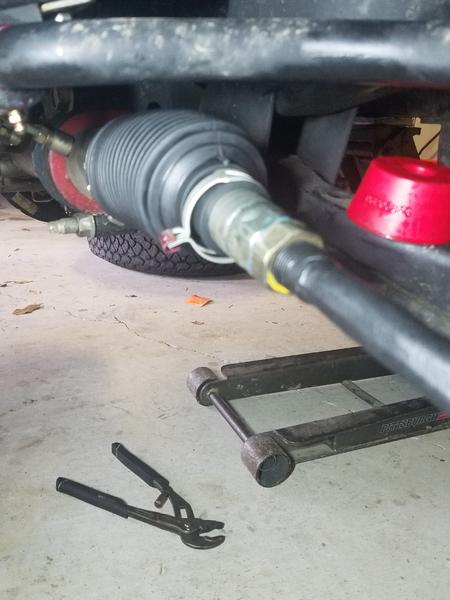 Install Outer Dust Cover Clamp