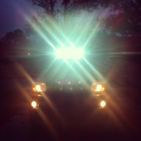 installed 3 Rigid Industries dually LEDs, bright is an understatement!