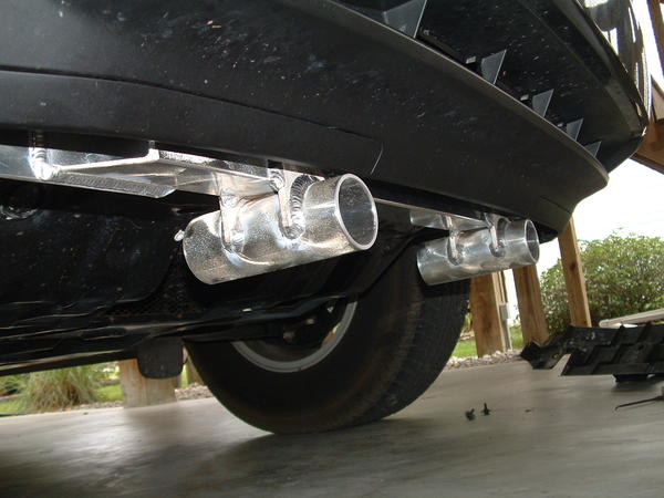 Installed bracket ready to receive the rod rack.