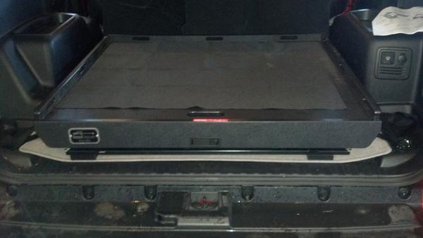 installed cargo slide