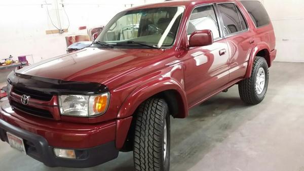 Installed color match Bushwacker flares