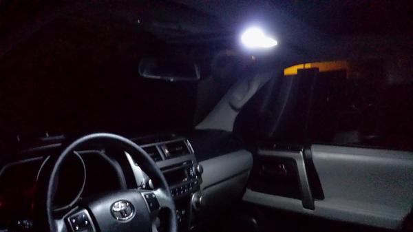 Installed Led bulbs