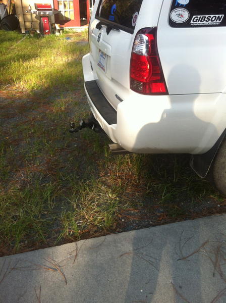 Installed my new Gibson muffler 07/20/12