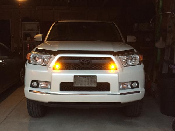 Installed new DRL pods in the grill