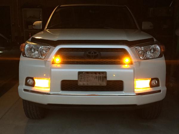 Installed new DRL pods in the grill
