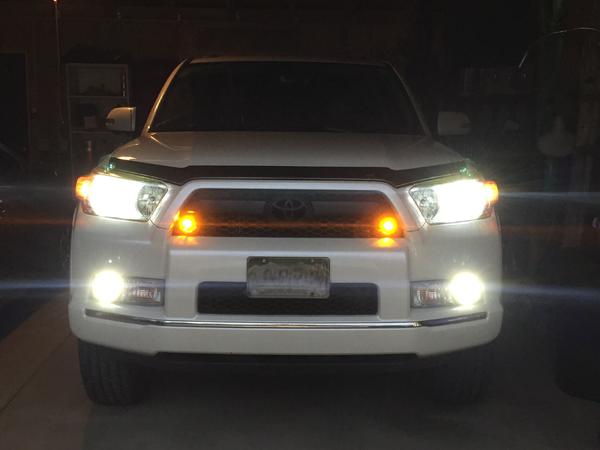Installed new DRL pods in the grill