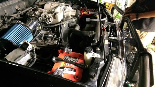 Installed second red top battery