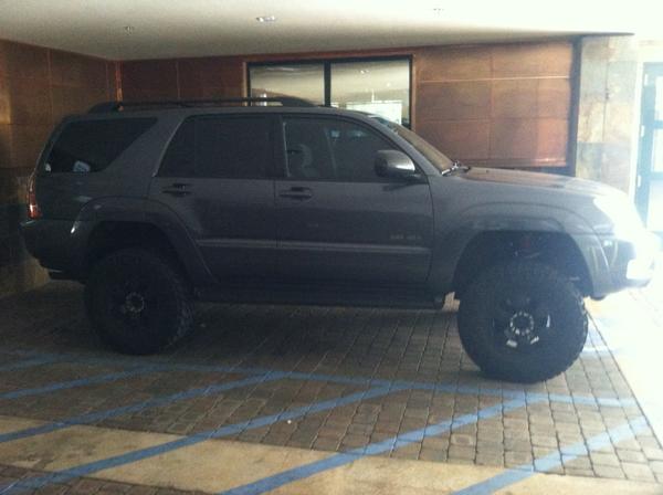 installed Total chaos UCAs and Plasti dipped Stock rims