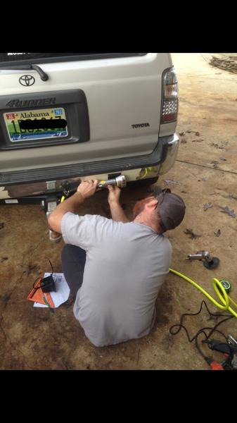 Installing flush mount LED pods in my rear bumper