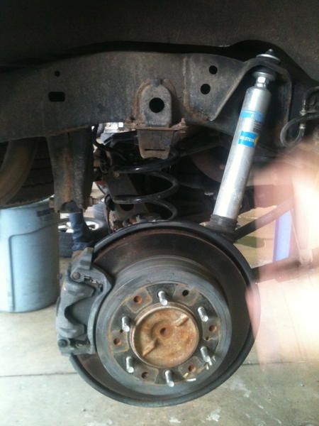 Installing the Bilsteins and FJ coils