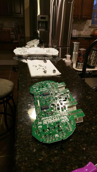 instrument cluster LED swap