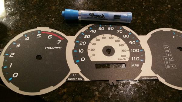 instrument cluster