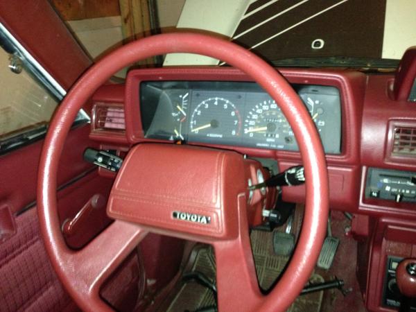 Interior is amazing for the age. Virtually no wear even on the steering wheel.