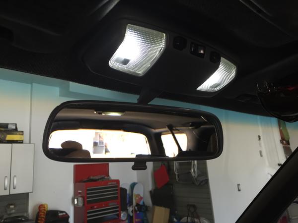 Interior LED kit installed, awesome lighting
