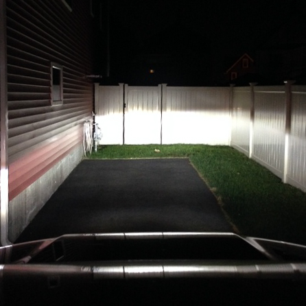 It's like daylight, only from your car.  Light up the whole road, and because they are projector housing, they will not blind on coming traffic.  Noti