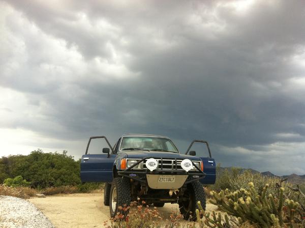 Jasper Jeep trail in Ranchita, CA.