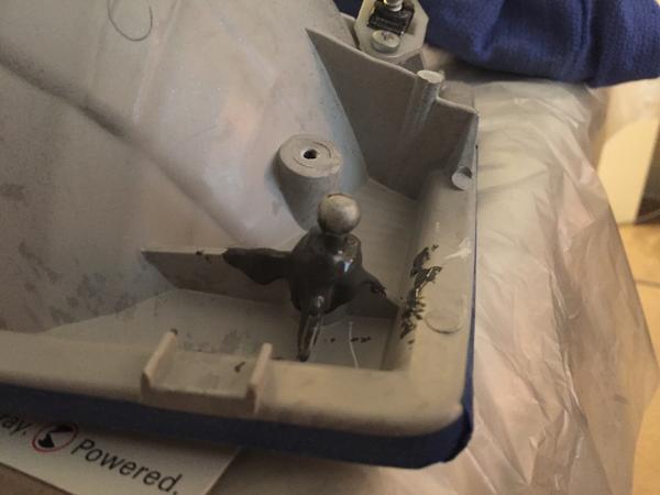JB Weld the base of the dome screw to prevent separation in the future.  Don't get any on the dome itself.