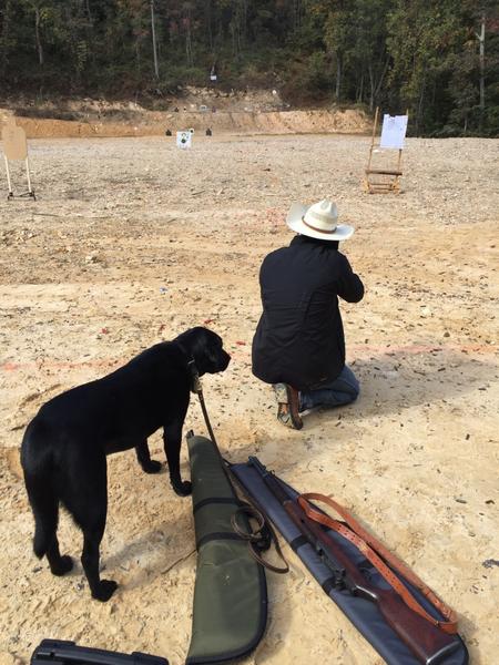 Jess got bored at the range pretty fast.