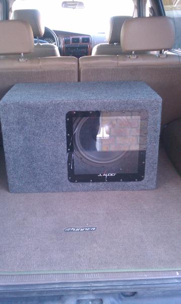 JL Audio W3 with a 300 watt MTX Thunder amp
