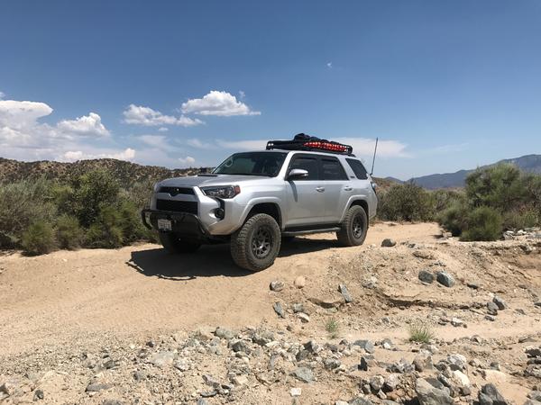 July 2017

Removed the lights from the bar and the hood deflector for a change